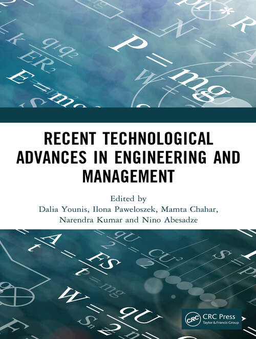 Book cover of Recent Technological Advances in Engineering and Management: Proceedings of recent technological advances in engineering and management