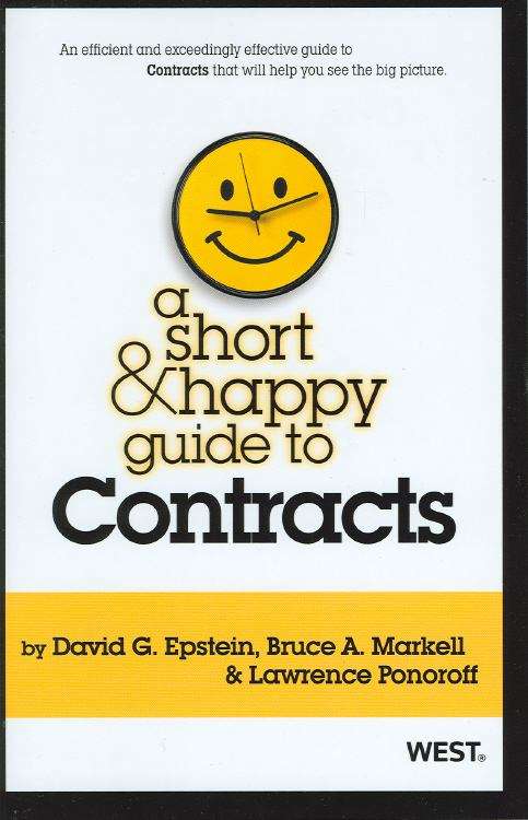 Book cover of A Short and Happy Guide to Contracts