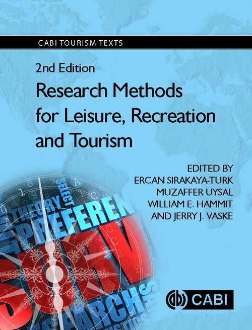 Book cover of Research Methods for Leisure, Recreation and Tourism