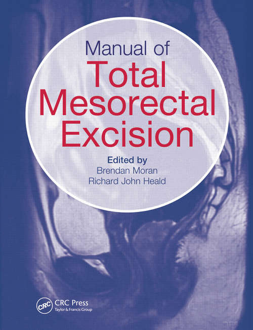 Book cover of Manual of Total Mesorectal Excision