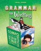 Book cover of Grammar for Writing: Level Green