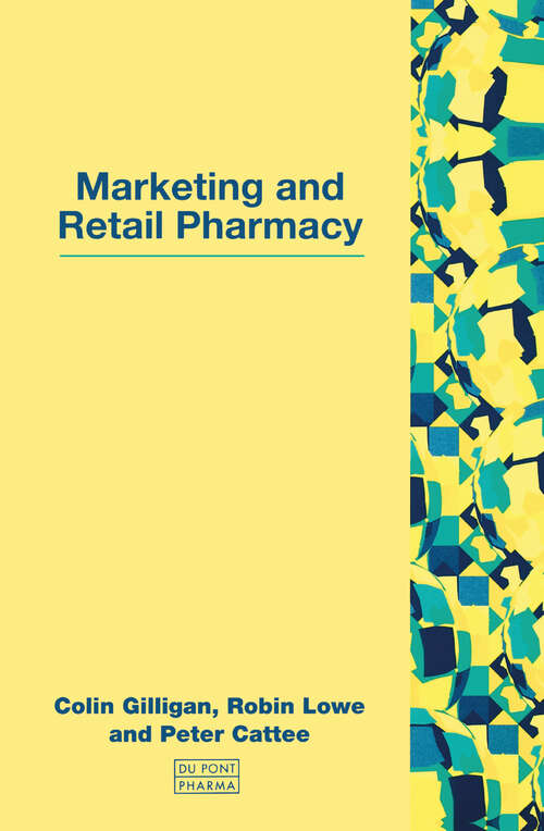 Book cover of Marketing and Retail Pharmacy