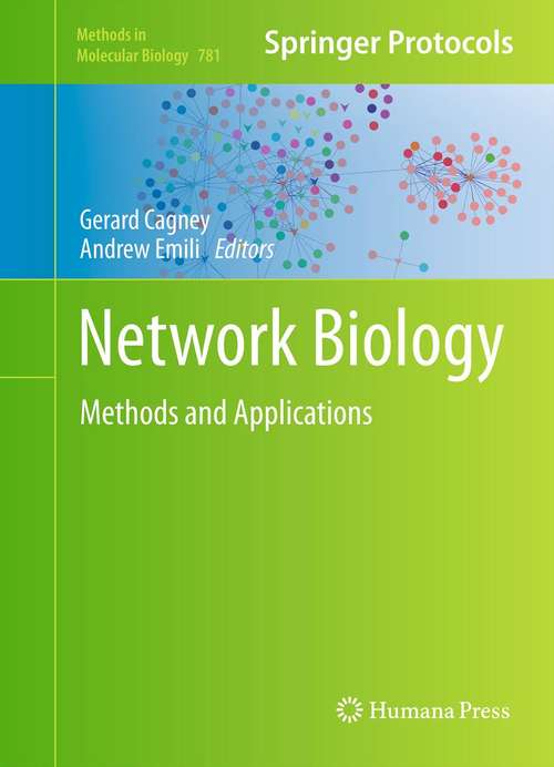 Book cover of Network Biology