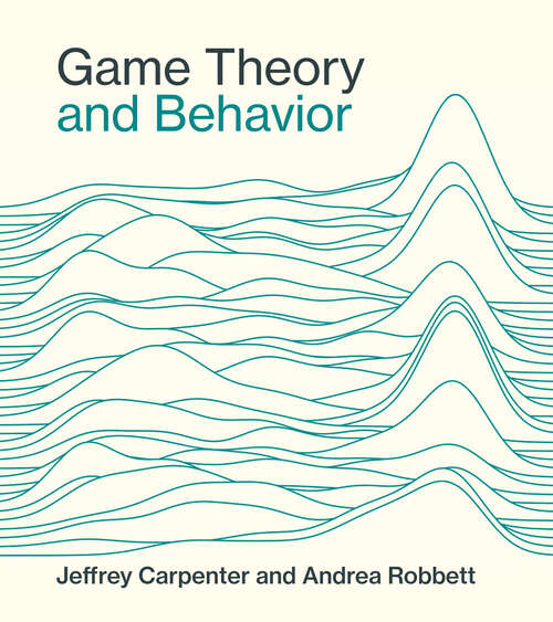 Book cover of Game Theory and Behavior