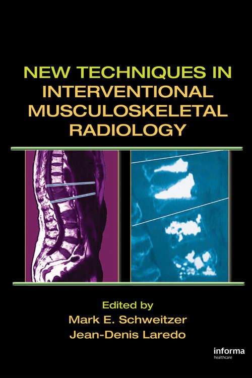 Book cover of New Techniques in Interventional Musculoskeletal Radiology