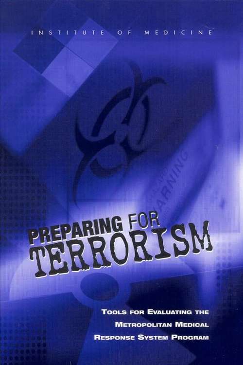 Book cover of Preparing for Terrorism: Tools for Evaluating the Metropolitan Medical Response System Program