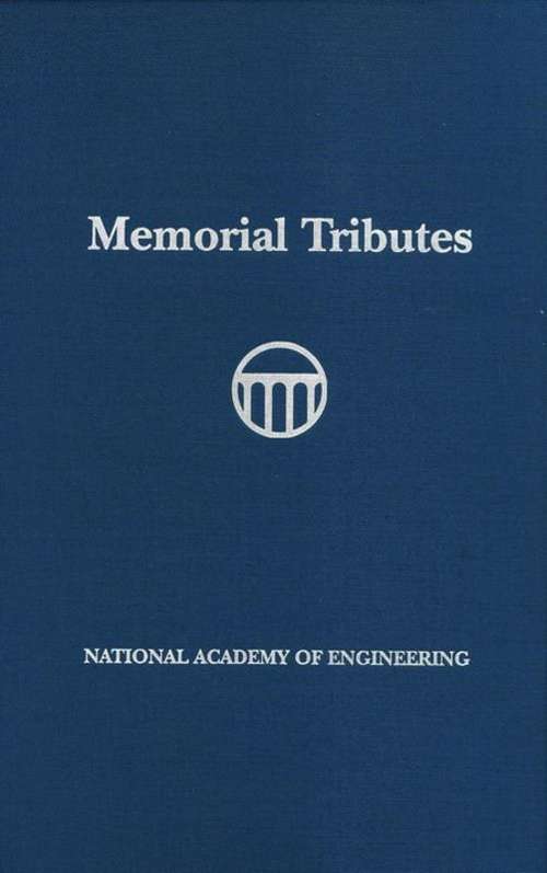 Book cover of Memorial Tributes: Volume 14