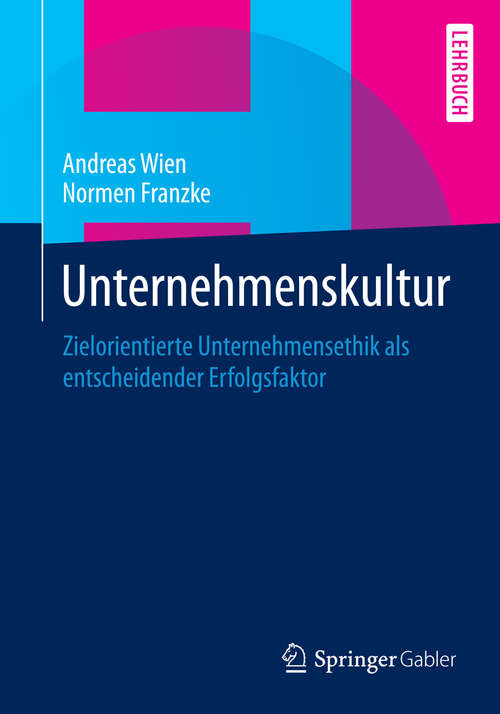 Book cover of Unternehmenskultur
