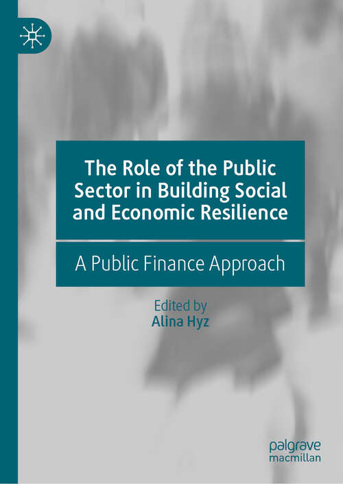 Book cover of The Role of the Public Sector in Building Social and Economic Resilience: A Public Finance Approach