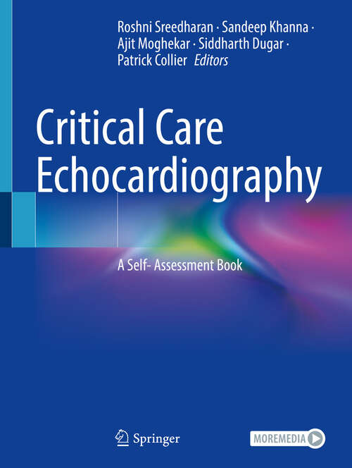 Book cover of Critical Care Echocardiography: A Self- Assessment Book (2024)