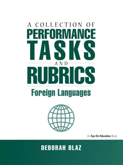 Book cover of Collections of Performance Tasks & Rubrics: Foreign Languages