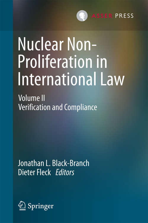 Book cover of Nuclear Non-Proliferation in International Law