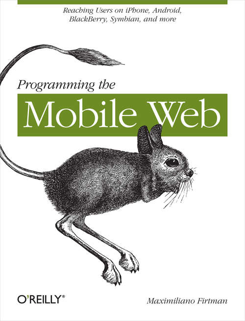 Book cover of Programming the Mobile Web