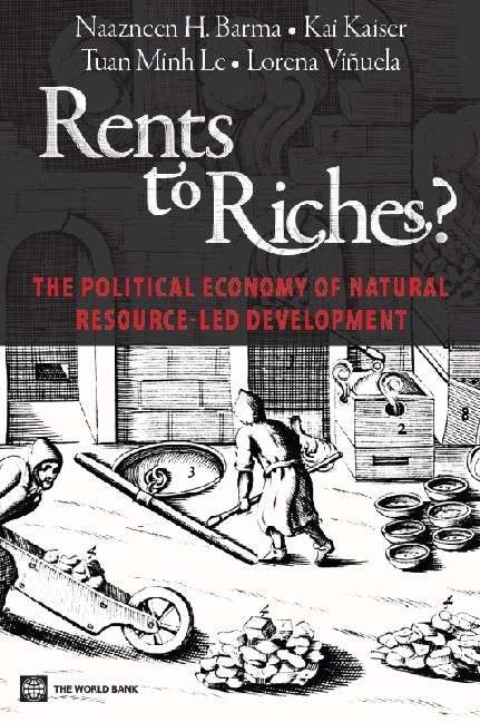 Book cover of Rents to Riches? The Political Economy of Natural Resource-Led Development