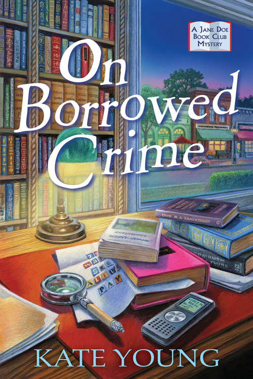 Book cover of On Borrowed Crime: A Jane Doe Book Club Mystery (A Jane Doe Book Club Mystery #1)