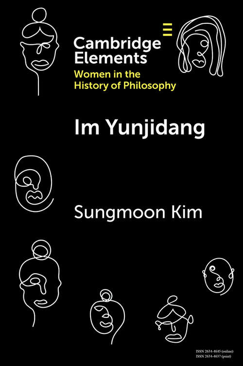 Book cover of Im Yunjidang (Elements on Women in the History of Philosophy)