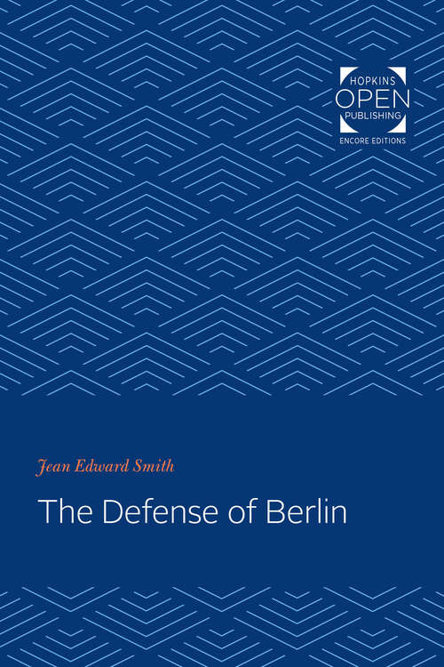 Book cover of The Defense of Berlin