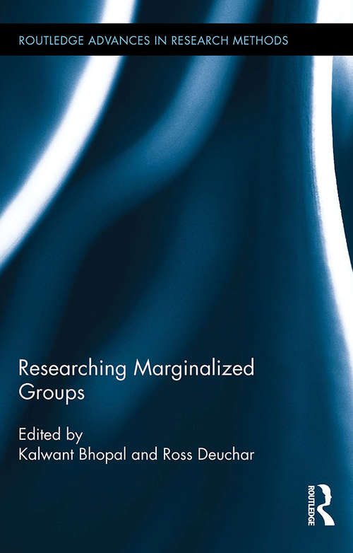 Book cover of Researching Marginalized Groups (Routledge Advances in Research Methods #14)