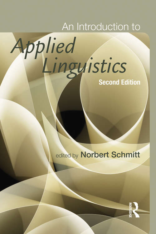 Book cover of An Introduction to Applied Linguistics