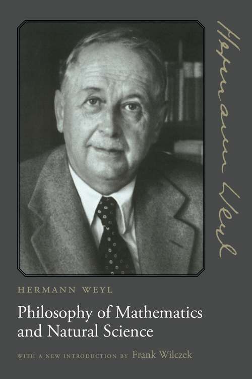 Book cover of Philosophy of Mathematics and Natural Science