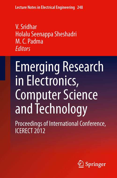 Book cover of Emerging Research in Electronics, Computer Science and Technology