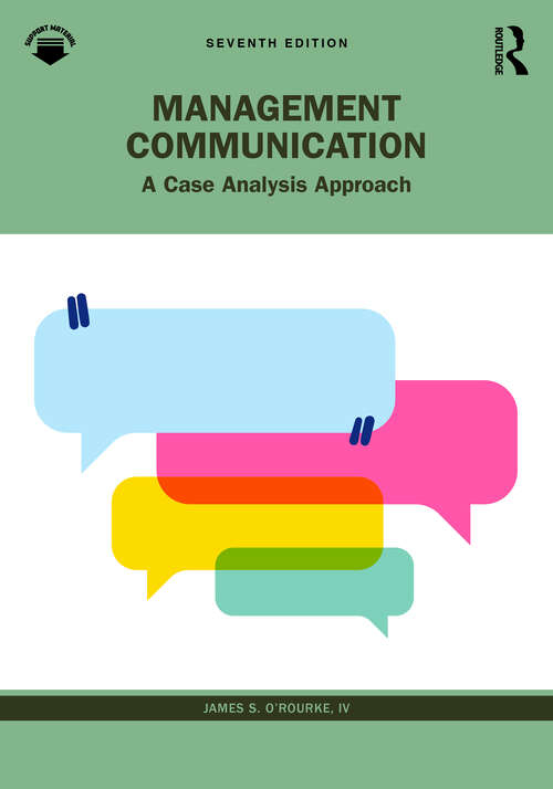 Book cover of Management Communication: A Case Analysis Approach (7)