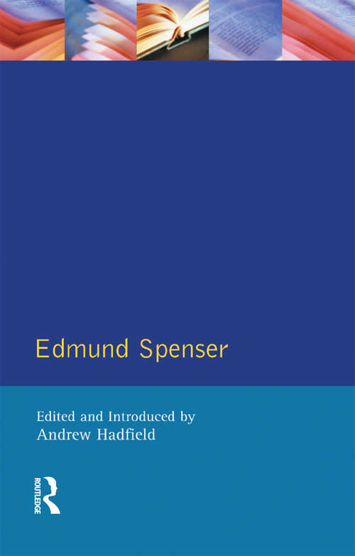 Book cover of Edmund Spenser (Longman Critical Readers)