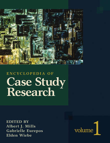 Book cover of Encyclopedia of Case Study Research