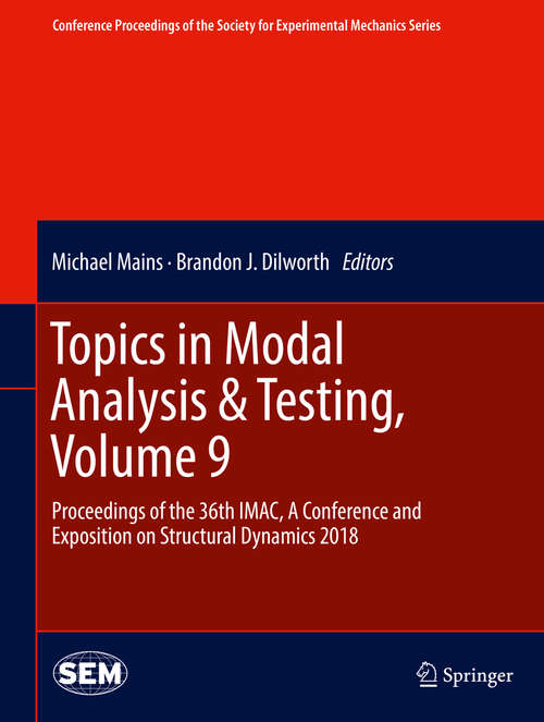 Book cover of Topics in Modal Analysis & Testing, Volume 9