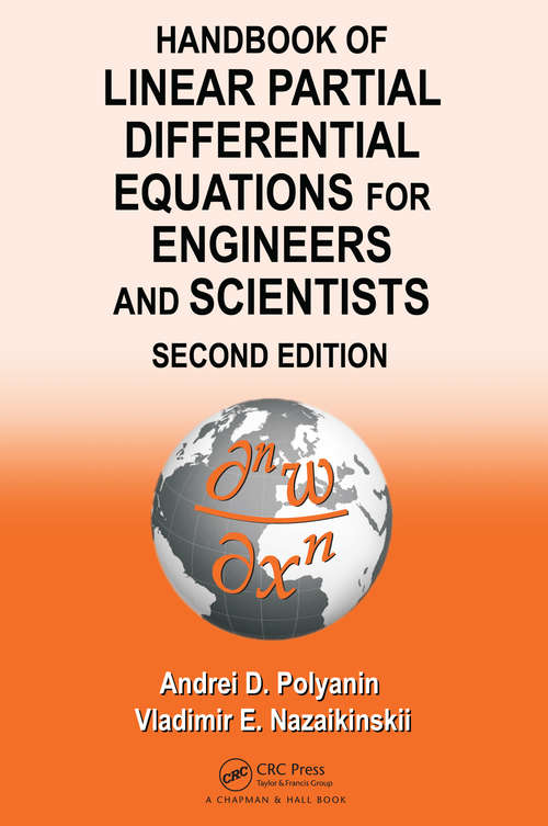 Book cover of Handbook of Linear Partial Differential Equations for Engineers and Scientists
