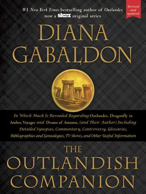 Book cover of The Outlandish Companion: Companion to Outlander, Dragonfly in Amber, Voyager, and Drums of Autumn (Outlander)