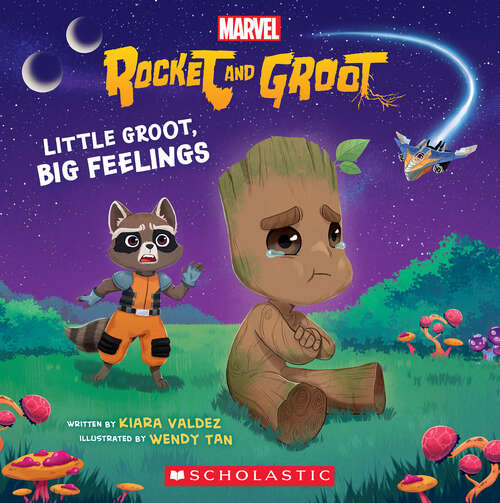 Book cover of Little Groot, Big Feeling (Marvel's Rocket and Groot Storybook)