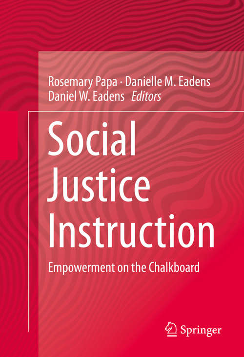 Book cover of Social Justice Instruction