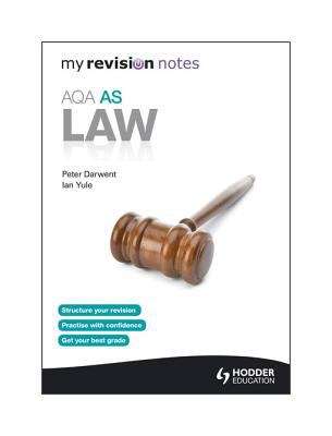 Book cover of My Revision Notes: AQA AS Law