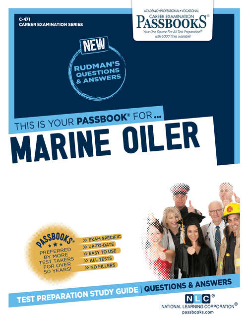Book cover of Marine Oiler: Passbooks Study Guide (Career Examination Series)