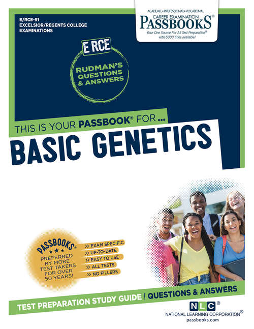 Book cover of Basic Genetics: Passbooks Study Guide (Excelsior/Regents College Examination Series)