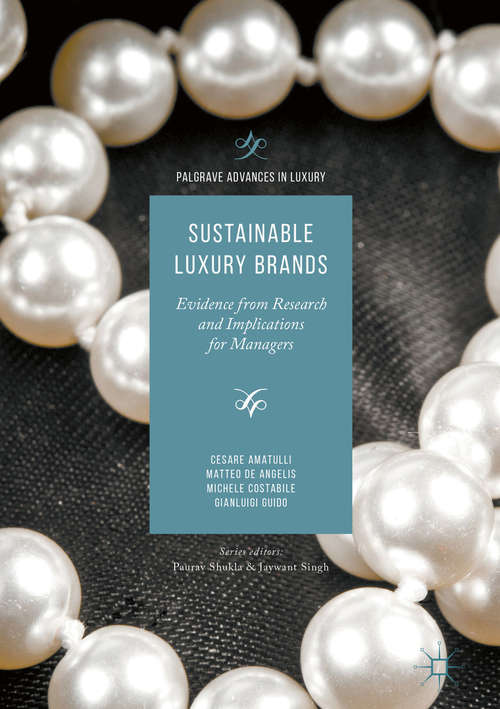Book cover of Sustainable Luxury Brands