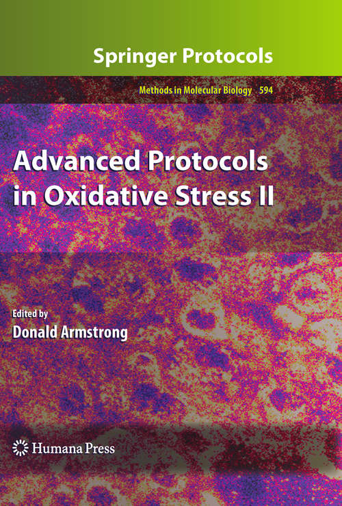 Book cover of Advanced Protocols in Oxidative Stress II (Methods in Molecular Biology #594)