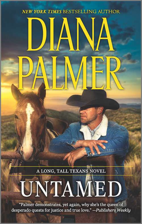 Book cover of Untamed: Once A Rancher Untamed One Night Charmer Rustler's Moon Hard Rain Texas On My Mind (Reissue) (Long, Tall Texans)