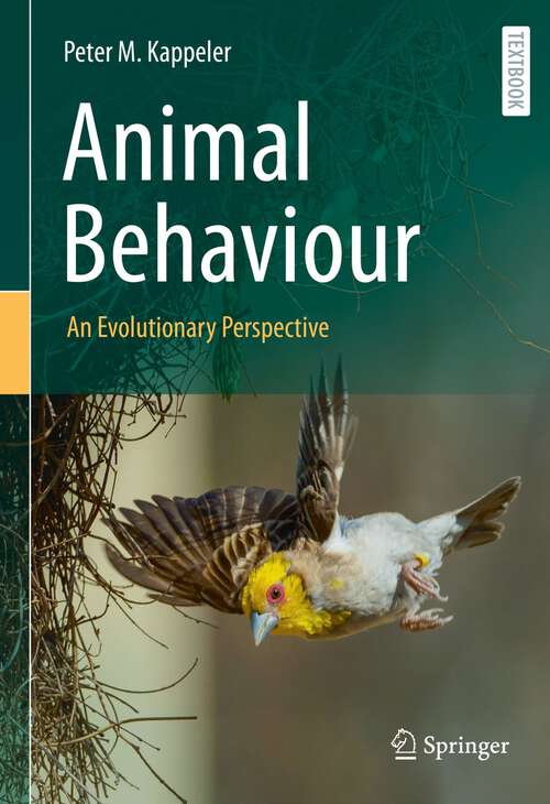 Book cover of Animal Behaviour: An Evolutionary Perspective (1st ed. 2021)