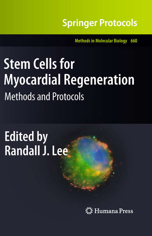 Book cover of Stem Cells for Myocardial Regeneration