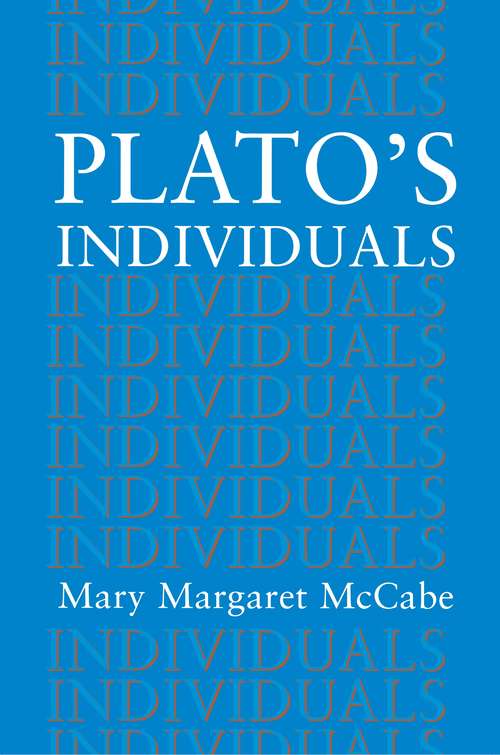 Book cover of Plato's Individuals