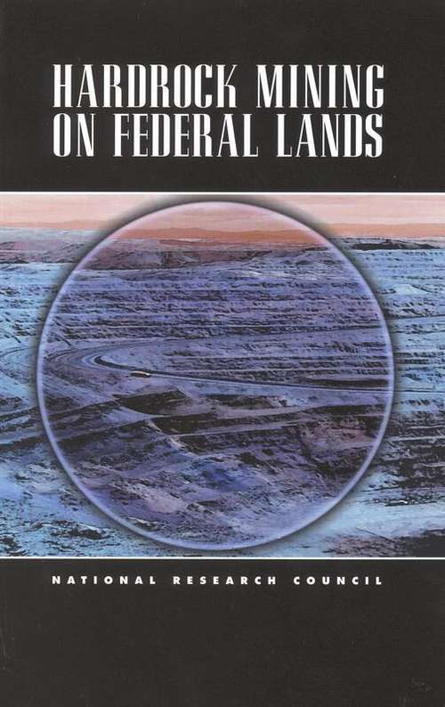 Book cover of Hardrock Mining On Federal Lands