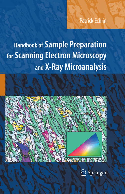 Book cover of Handbook of Sample Preparation for Scanning Electron Microscopy and X-Ray Microanalysis