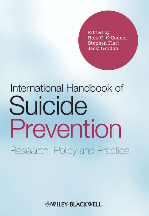 Book cover of International Handbook of Suicide Prevention