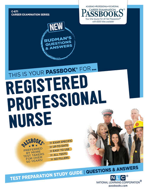 Book cover of Registered Professional Nurse: Passbooks Study Guide (Career Examination Series)