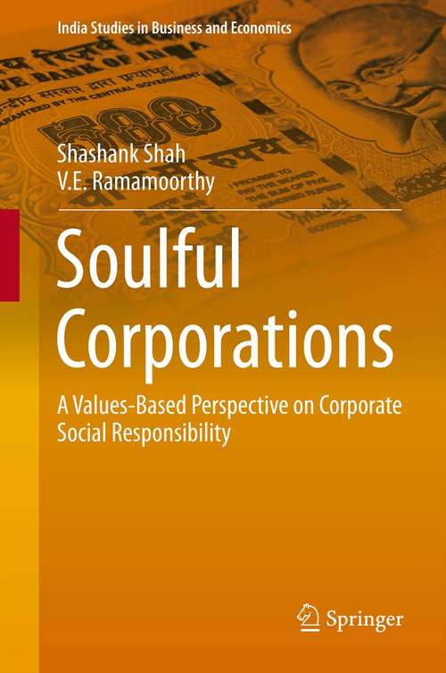 Book cover of Soulful Corporations: A Values-Based Perspective on Corporate Social Responsibility