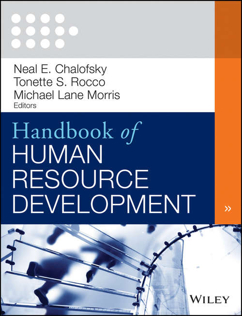 Book cover of Handbook of Human Resource Development