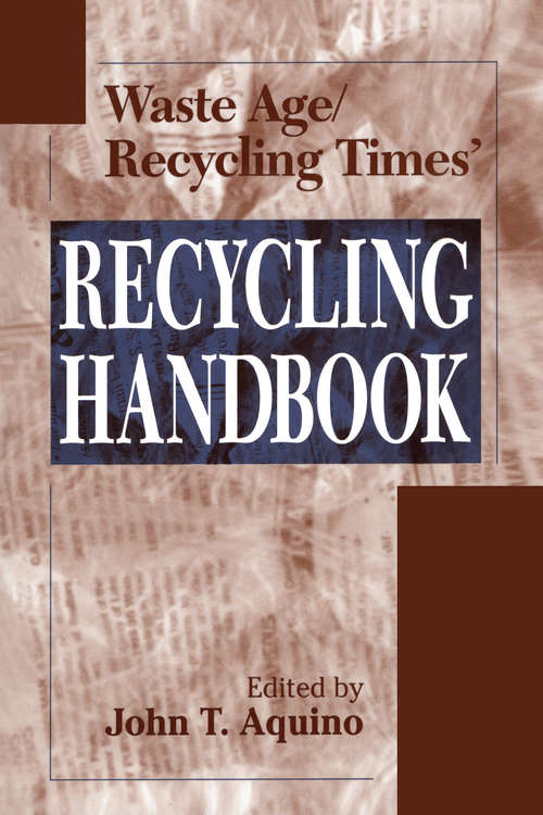 Book cover of Waste Age and Recycling Times: Recycling Handbook