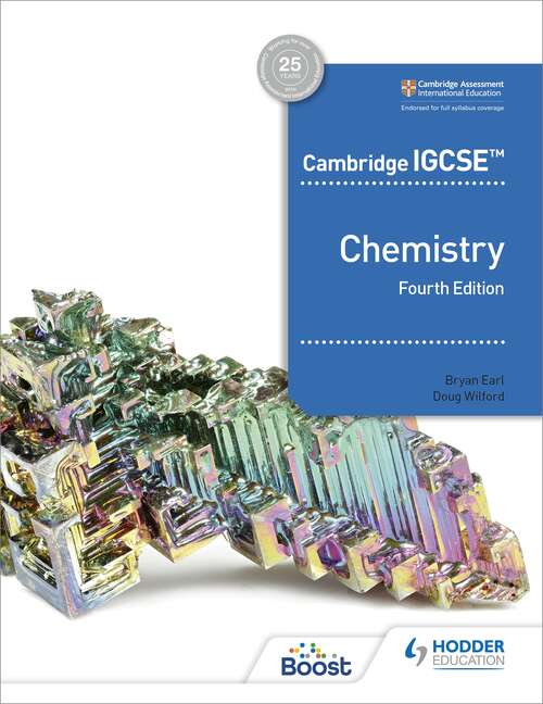 Book cover of Cambridge IGCSE™ Chemistry 4th Edition
